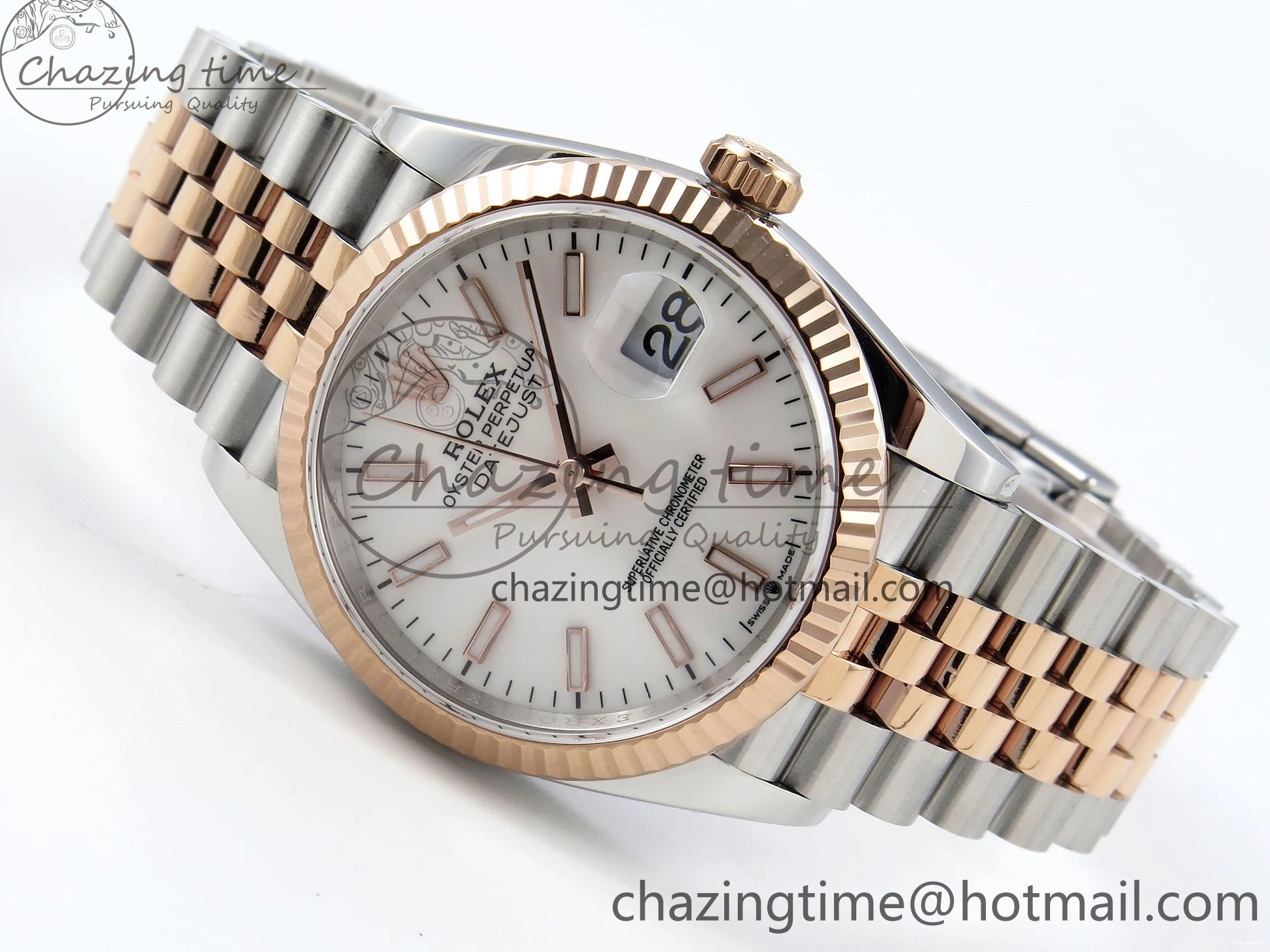 Edition Best APF Dial DateJust RG 904L Jubilee VR3235 Sitck Bracelet SS 1:1 36 on White Steel 126231 0217